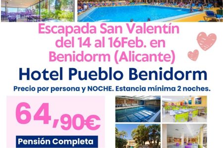 Escapada San Valentín Benidorm