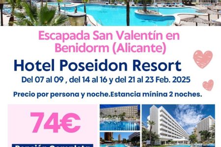 Escapada San Valentín Benidorm