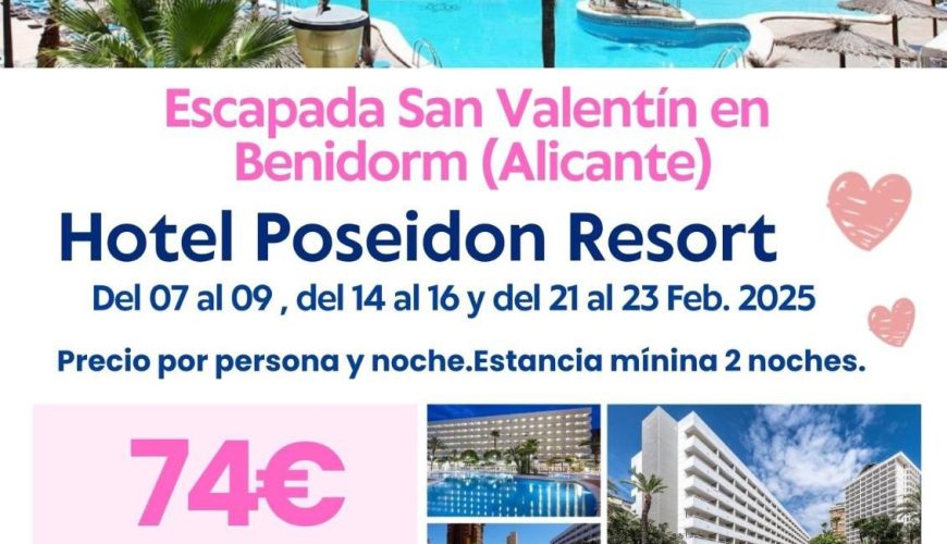 Escapada San Valentín Benidorm